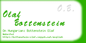 olaf bottenstein business card